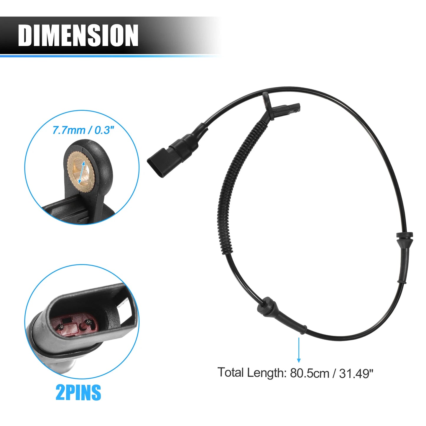 ABS Wheel Speed Sensor for Ford Fiesta Mk6 (2008-2017)