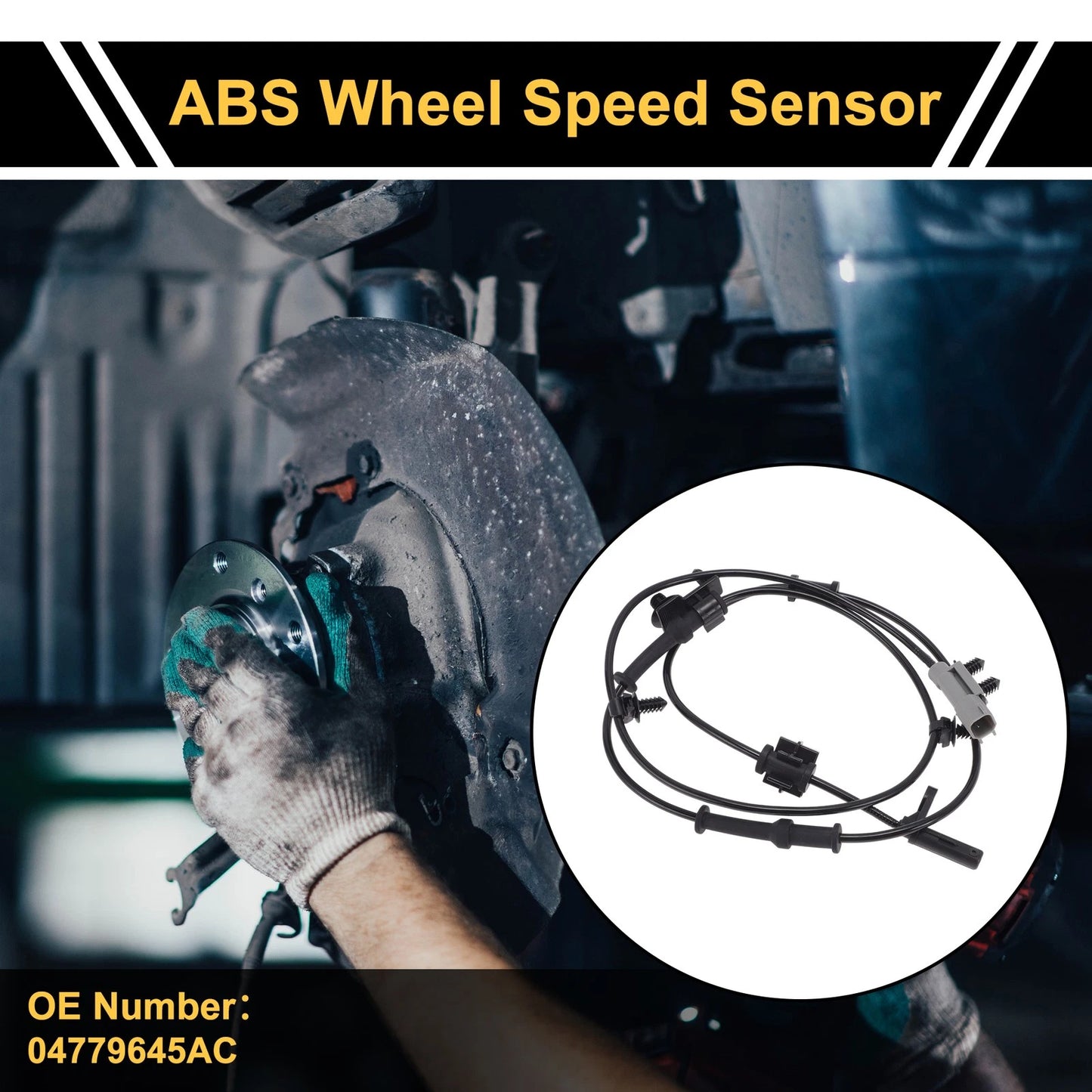 1x ABS Wheel Speed Sensor for Chrysler 200 Left Rear (2011-2017)