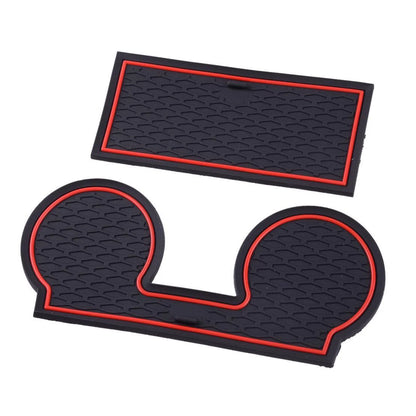 Anti-Slip Cup Mat Groove Pad for Mitsubishi Lancer (2008-2016)