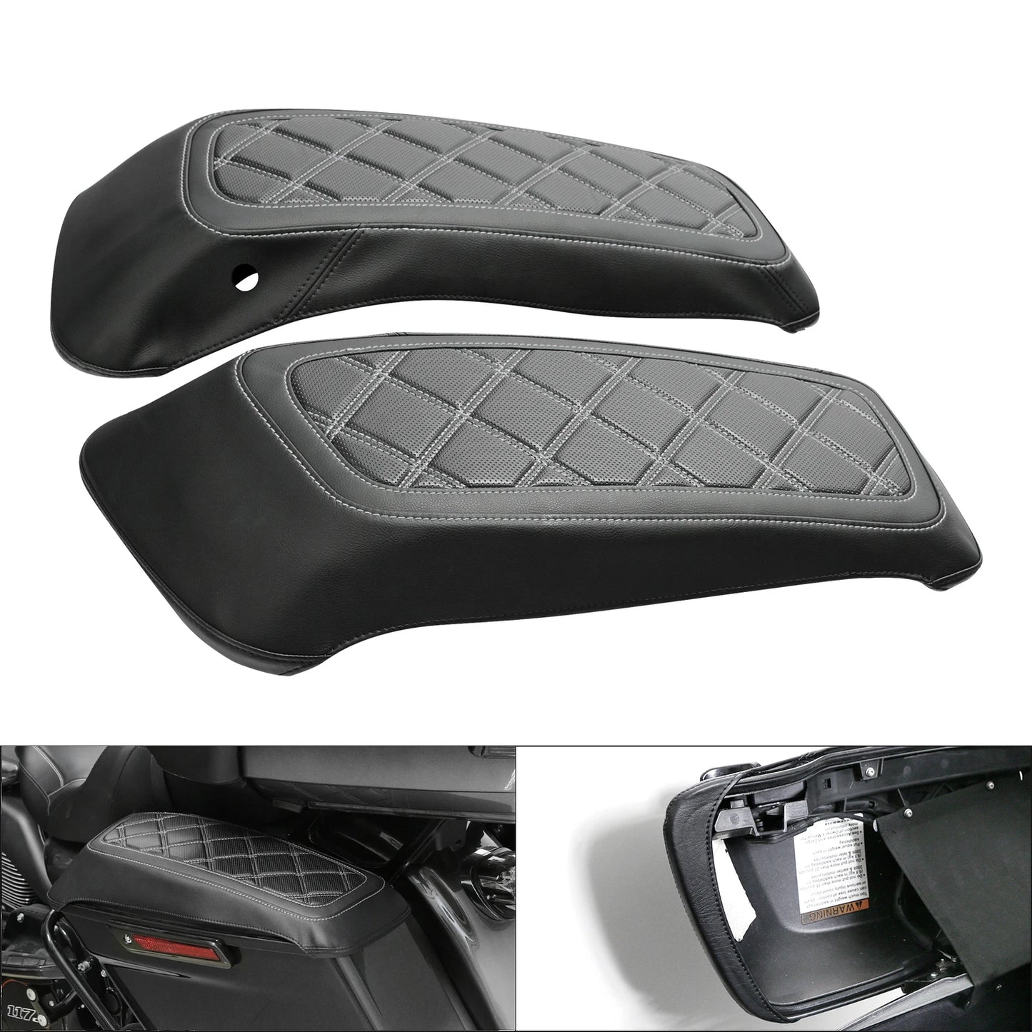 Saddlebag Lids Covers for Harley Touring Road King (2014-2023)