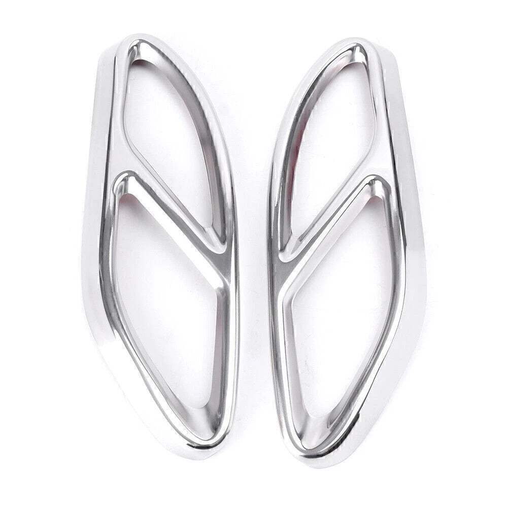 Rear Cylinder Exhaust Pipe Covers for Mercedes Benz E-Class (2014-2020)