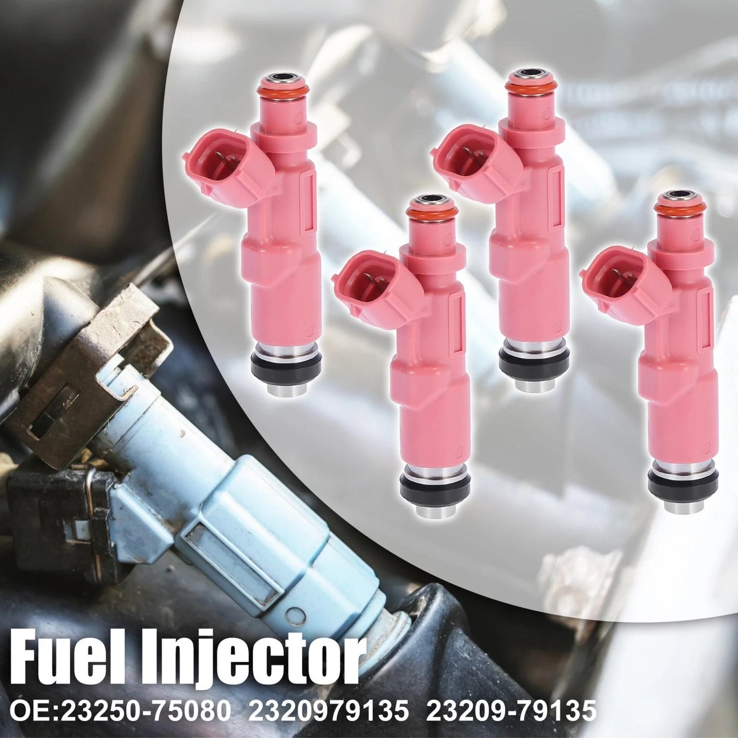 4 x Fuel Injectors for Toyota Tacoma 2.4L, 4Runner 2.7L (1998-2004)