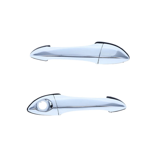 2 x Front Left & Right Outer Door Handles Chrome for BMW X5 E53 (2000-2007)