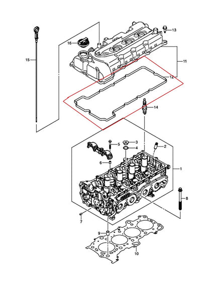 Gasket for Suzuki Swift (2011-2017)