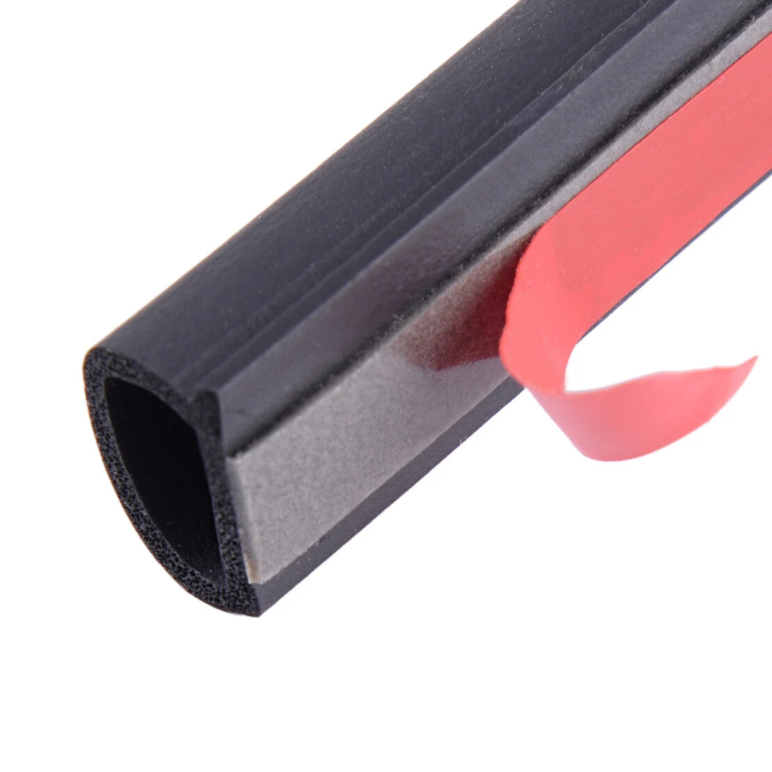 4M 13FT D-Shape Universal Car Door Edge Rubber Seal Strip Weatherstrip