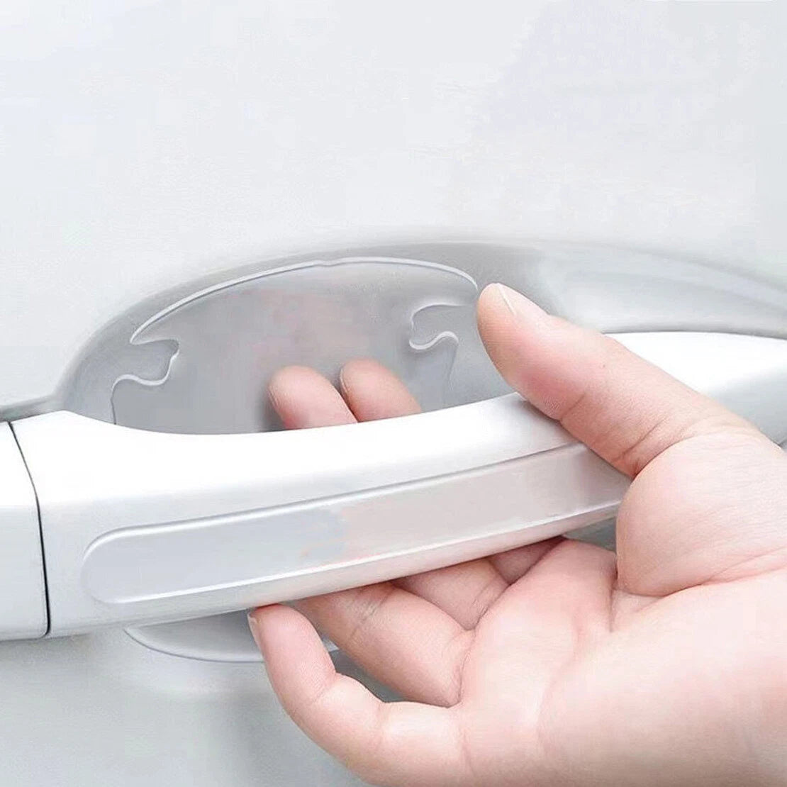 8pcs Clear Car Door Handle Bowl Stickers Anti-Scratch Protectors for Cars