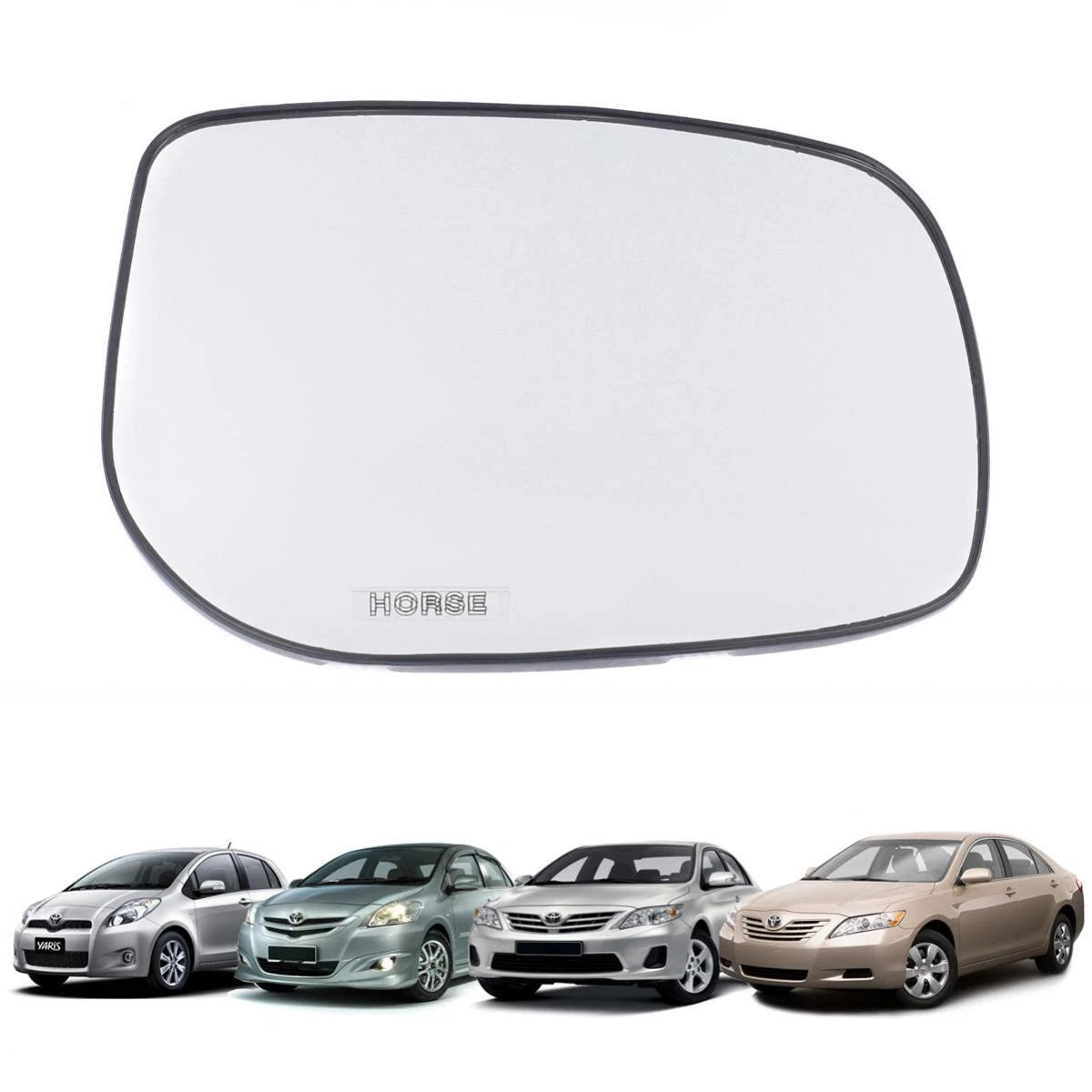 Side Mirror Glass Lens RH Fits Toyota Corolla Altis Yaris Belta SED 2008-13 D06