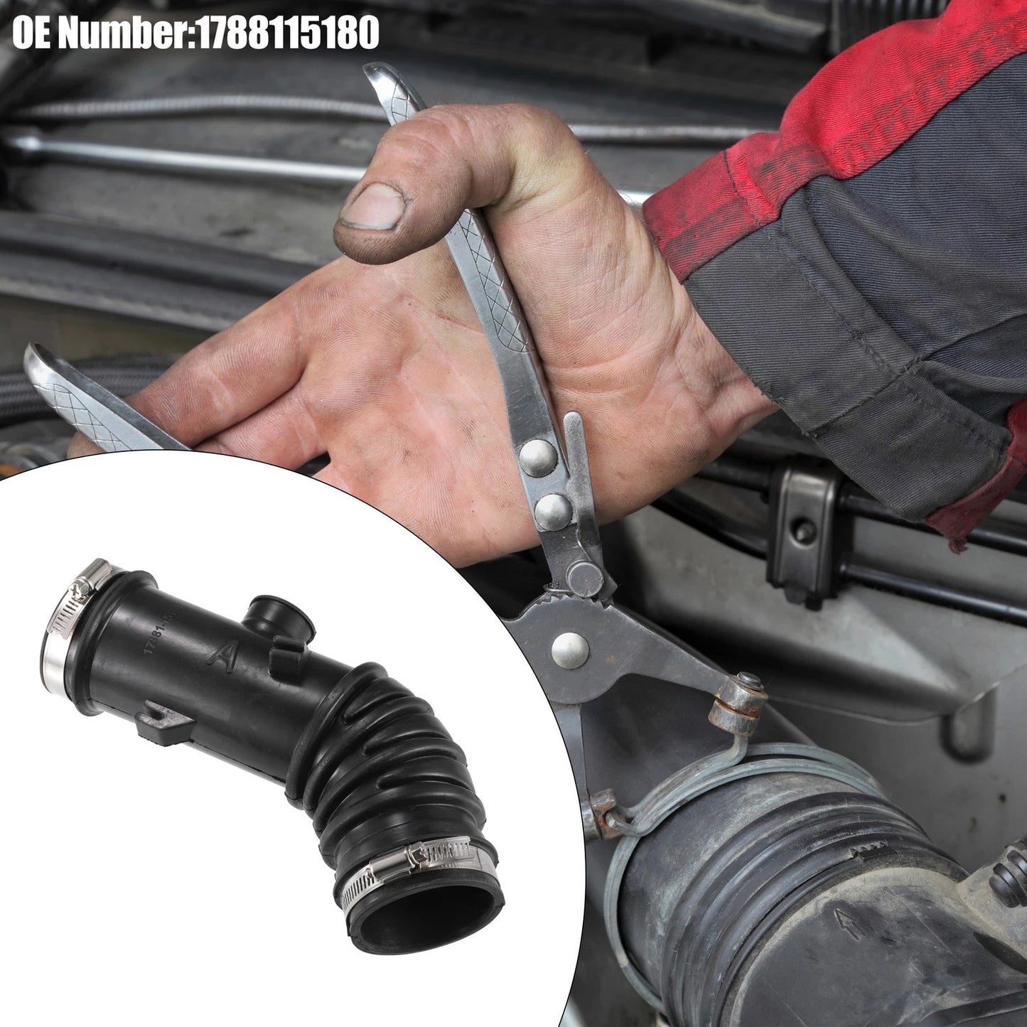 Engine Air Intake Hose for Toyota Corolla (1993–1995)