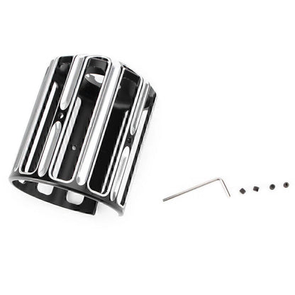Black Aluminum Oil Filter Cover Cap Trim for Harley Twin Cam Dyna (2000-2017)
