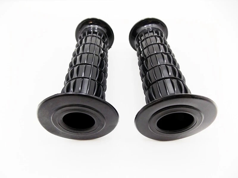 Black Hand Grip Set for Kawasaki KZ440 (1980-1982) - Left & Right Pair