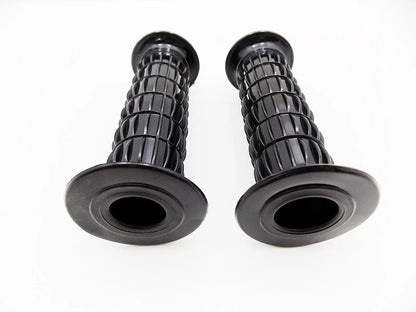 Black Hand Grip Set for Kawasaki KZ440 (1980-1982) - Left & Right Pair