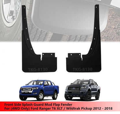 Mud Flap for Ford Ranger T6 4WD 4 Door (2012-2018)