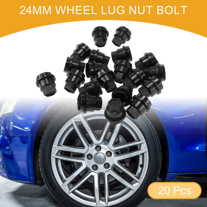20 x Wheel Lug Nut Bolt - Plastic Black for GMC Sonoma (1991 - 2004)