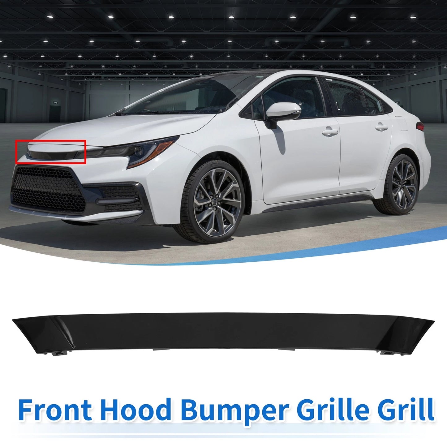 Front Lower Bonnet Bumper Grille for Toyota Corolla (2020-2022)