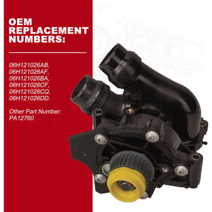 Water Pump for Audi A3 A4 A5 Q5 TT VW Golf 1.8 2.0 TFSI (2006-2020)