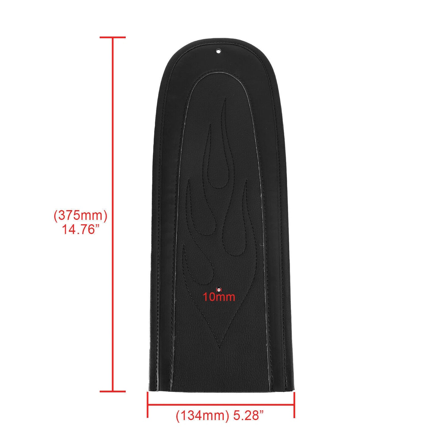 Flame Stitch PU Leather Rear Seat for Dyna Super Glide (2006-2017)