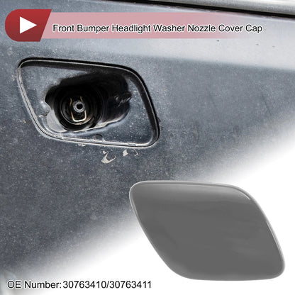 Front Right Bumper Trim Nozzle Cover for Volvo XC60 (2009-2013) Gray