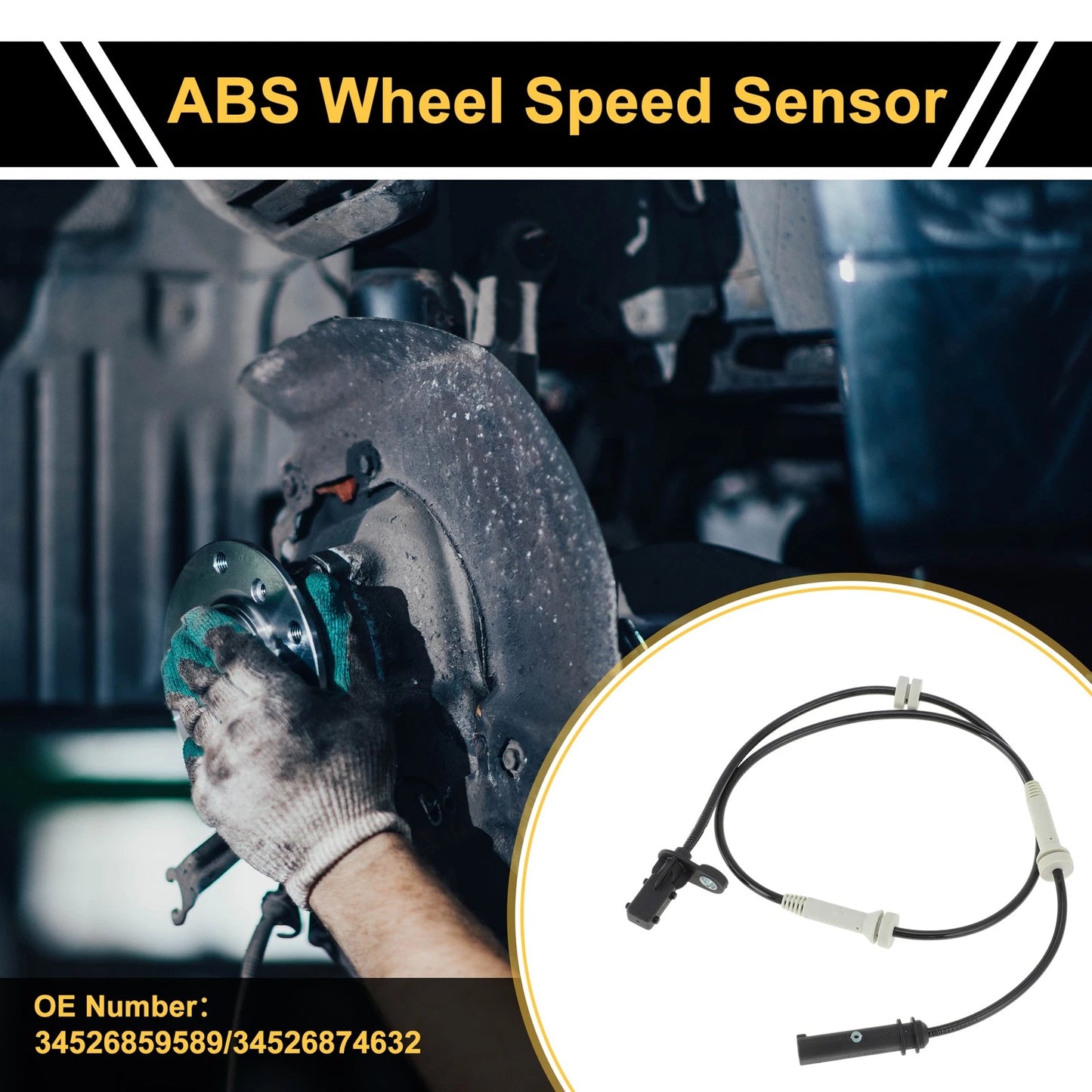 ABS Wheel Speed Sensor for BMW 6 Gran Turismo G32 620d (2017-2023)
