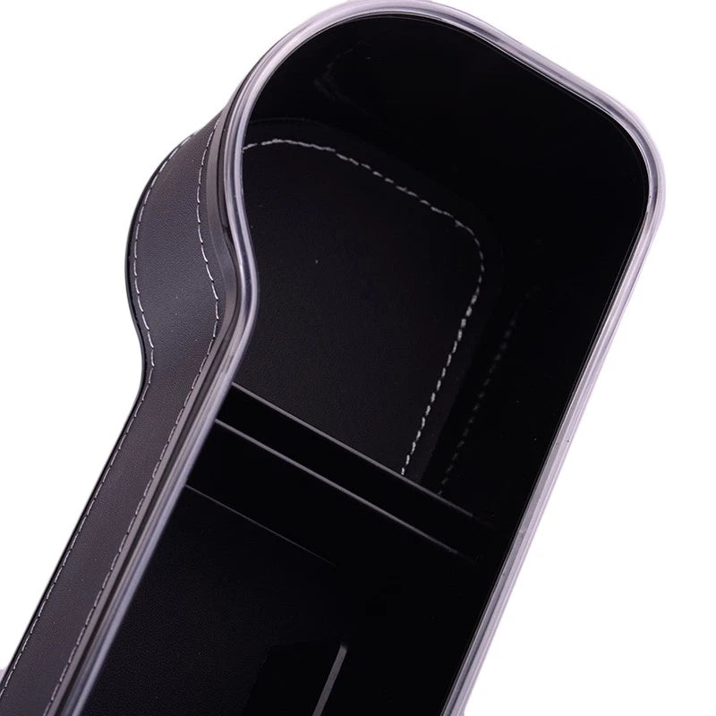 Console Seat Side Gap Filler Organizer Pocket Cup Holder for Car