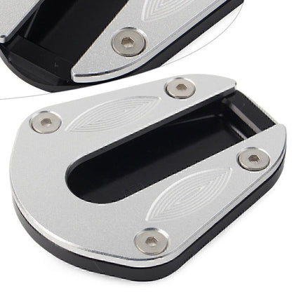 Black Side Stand Enlarger Pad for BENELLI TRK 502 (2017-2023)