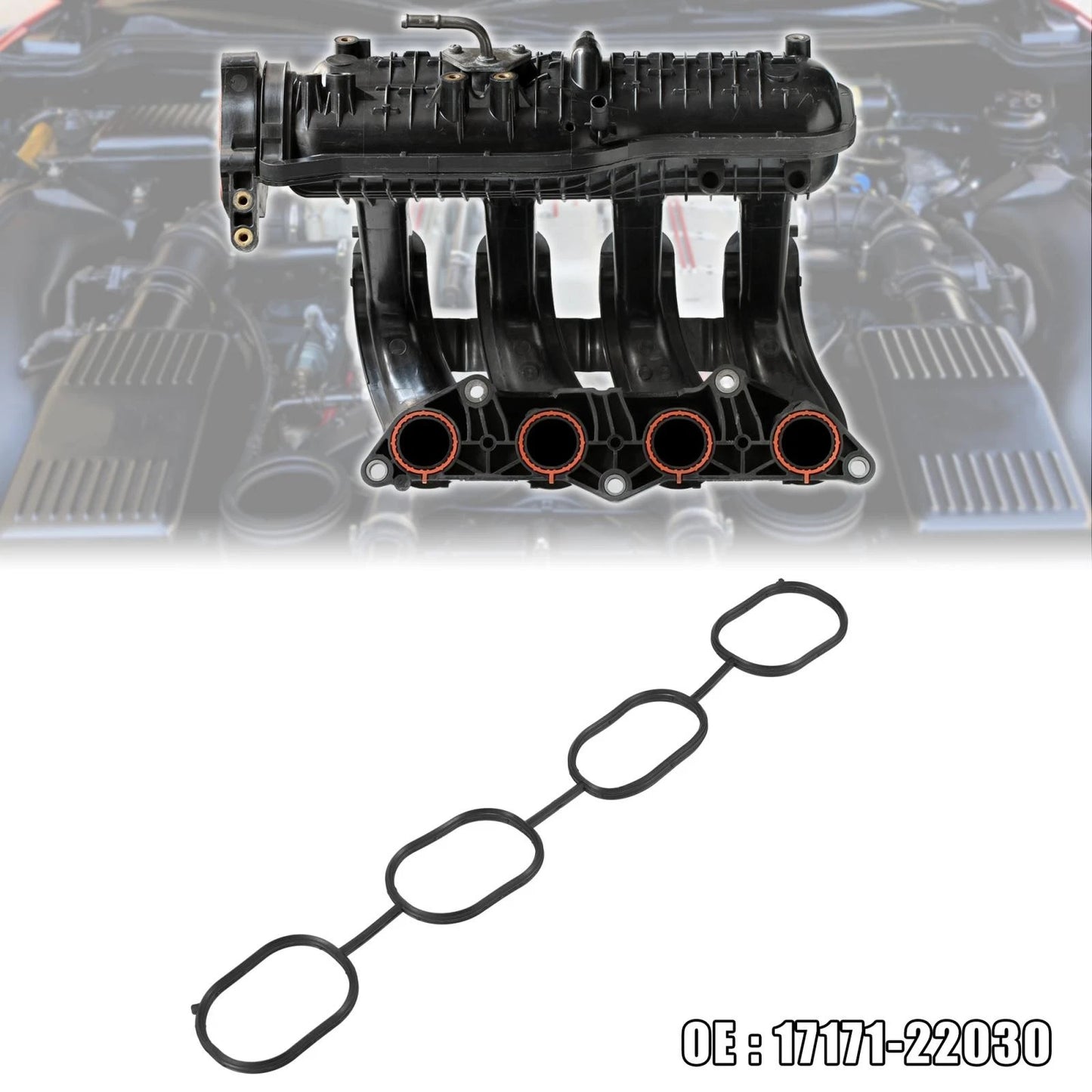 Car Engine Intake Manifold Gasket for Toyota Corolla (2003–2004)