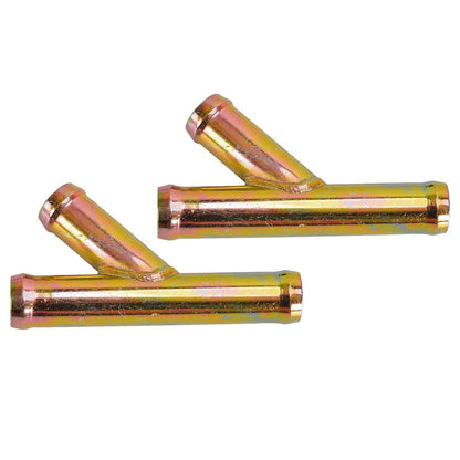 3/4" Heater Hose Fitting Y Wye Coolant Pipe Connector for C7