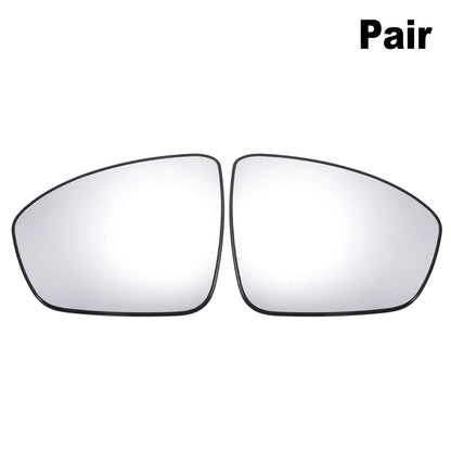 Left Right Side Mirror Glass w/ Backing Plate for Nissan