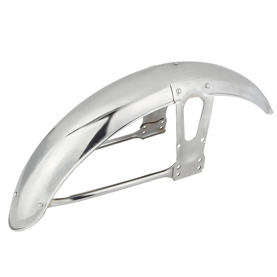 Chrome Metal Front Mudguard for Honda CG125 (2000-2023)