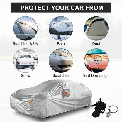 Car Cover for Tesla Model S Anti Scratch Waterproof Outdoor (2012-2023)