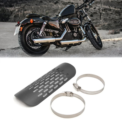 7.2 Inch Long Motorcycle Exhaust Muffler Pipe Heat Shield Cover Heel Guard