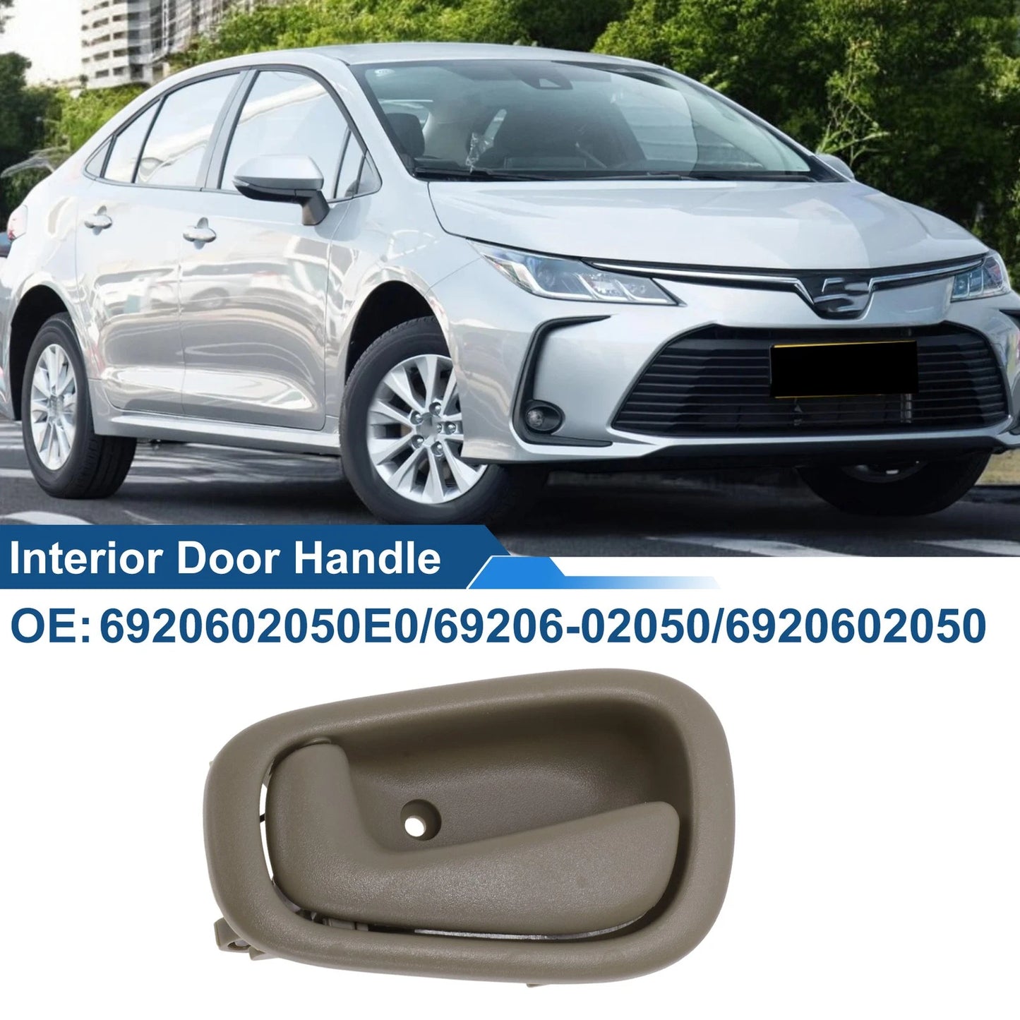 Front Passenger Side Interior Door Handle for Toyota Corolla (1998-2002)