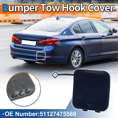 Rear Tow Hook Cover for BMW 530i 540i (2017-2023) - Tanzanite Blue