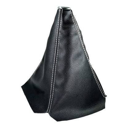 Black & White Gear Shift Knob Gaiter Cover for Car