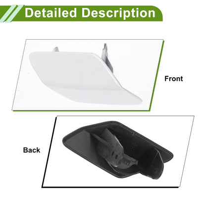 Washer Nozzle Cover for BMW 320i (2013-2018) - Front Right, White