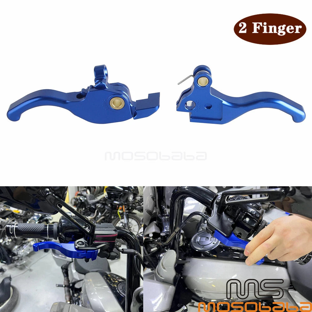Adjustable Short Brake Clutch Levers for Harley Touring Street Glide (2024)