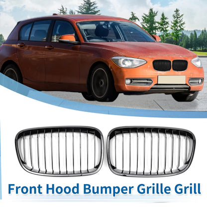 Pair Front Upper Bumper Grille Signal Slat for BMW 1 Series F20 (2011-2014)