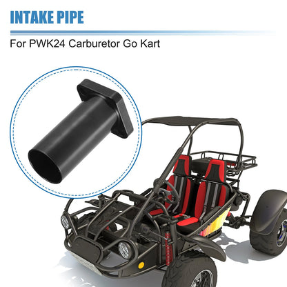 Universal Racing Intake Pipe for Mini Bike Go Kart - Black