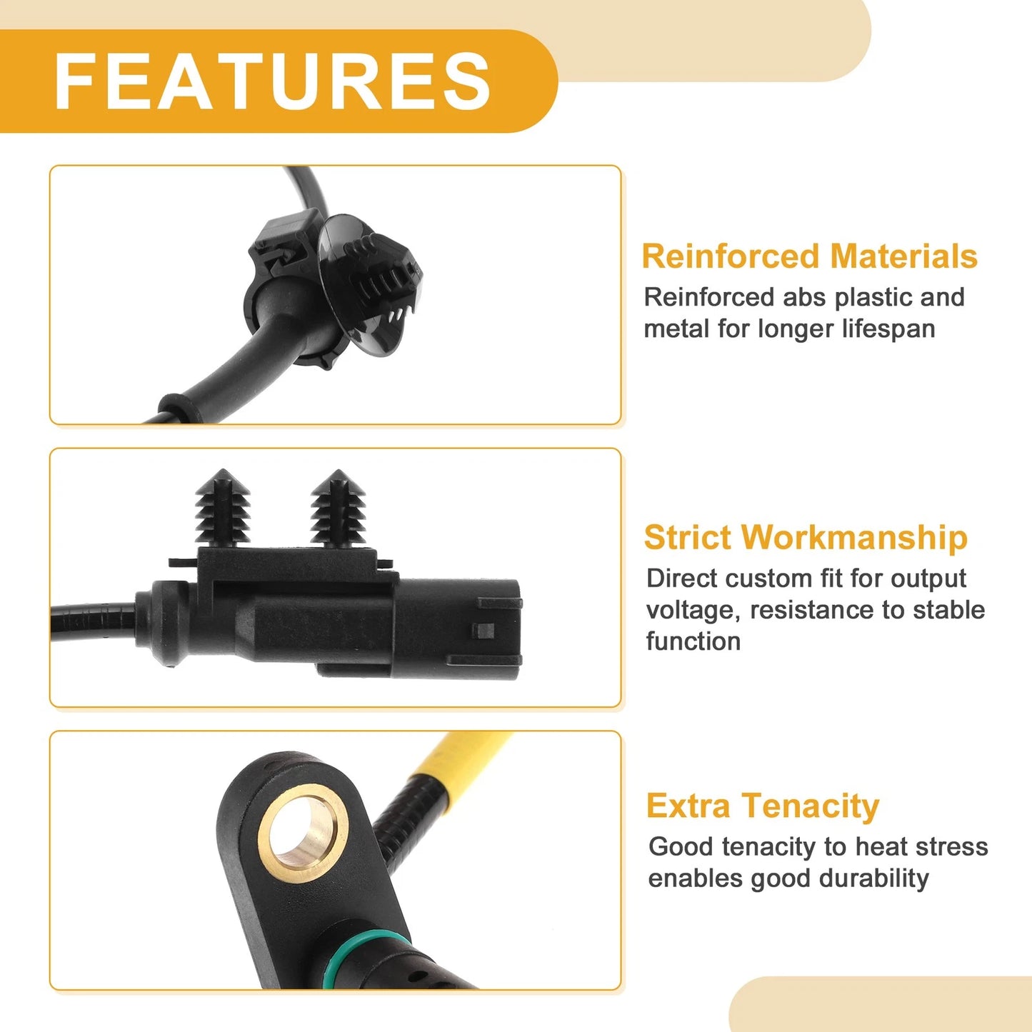 ABS Wheel Speed Sensor for Chevrolet Suburban Rear