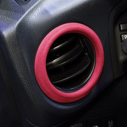 1pc Pink Leather Air Outlet Cover for Subaru BRZ, Toyota GT86 (2012-2020)
