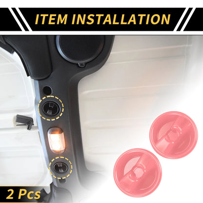 Roof Top Mounting Knob Screw Cover  Pink for Jeep Wrangler JK (2007-2017)