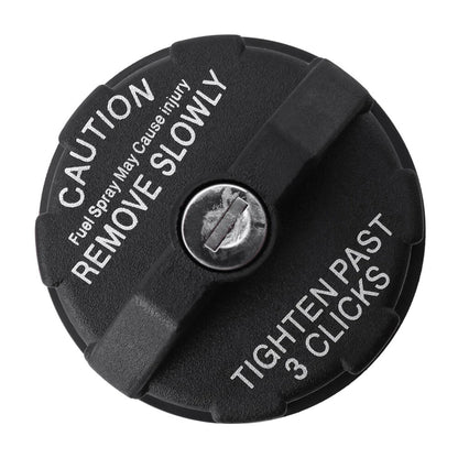 Black Locking Gas Fuel Cap for Jeep Wrangler, Dodge (2007-2018)