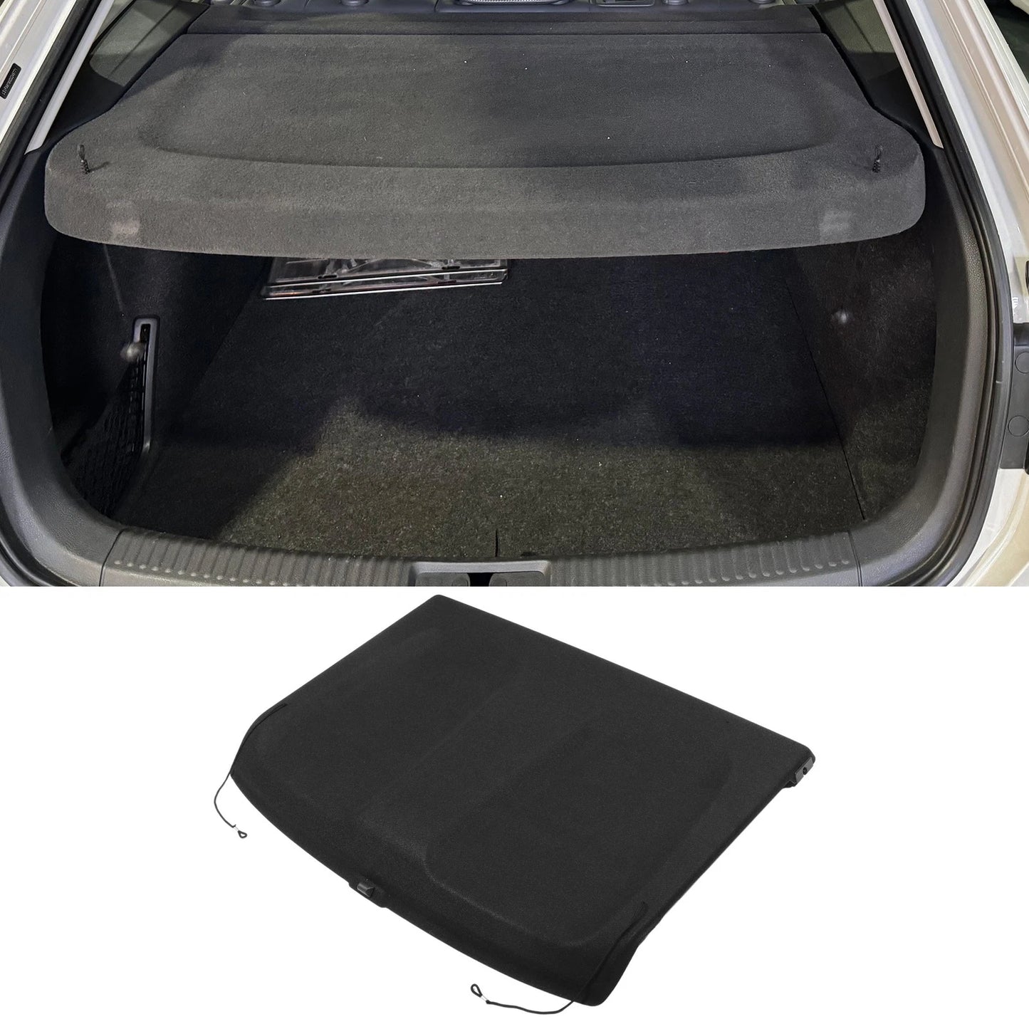 Rear Cargo Cover for Volvo XC40 (2018-2023) Black Boot Load Shelf