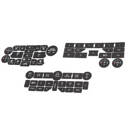 Stickers Repair Decal Button for Car Interior Accessories