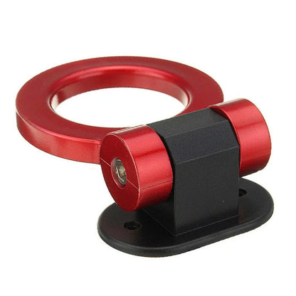 Red Universal Ring Tow Hook Decoration for Car Racing Style Accessories
