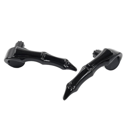 Black Saddlebag Skull Fingers Latch Handles for Harley Touring Bagger (2014- )