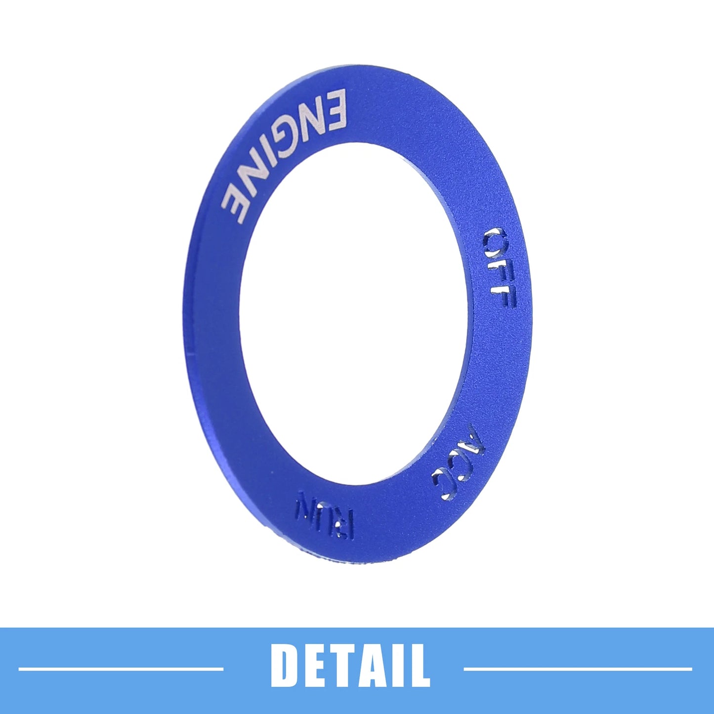 Engine Start Button Sticker for Dodge Charger Challenger Aluminum Alloy Blue