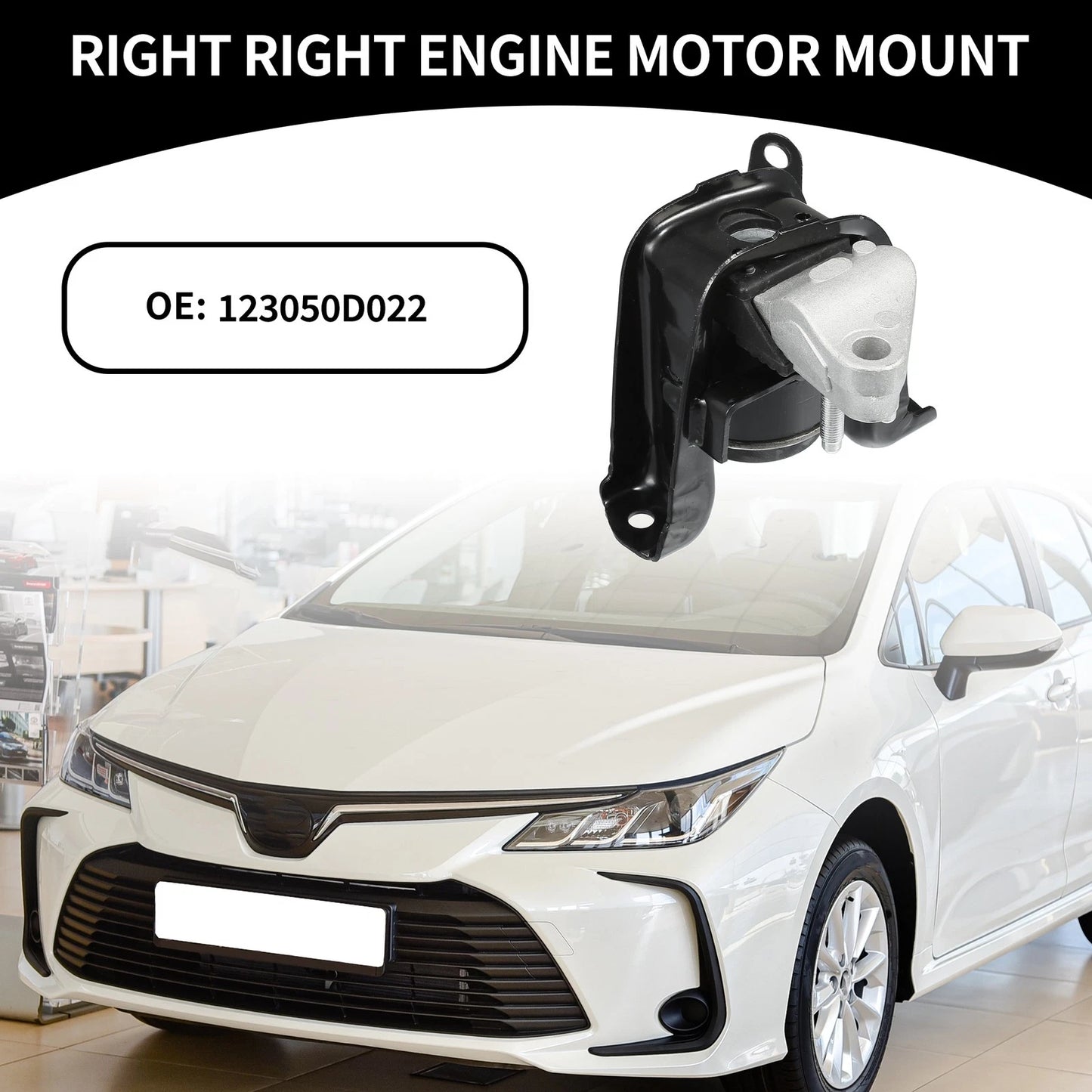 Right Engine Motor Mount for Toyota Corolla 1.8L (2004-2006)