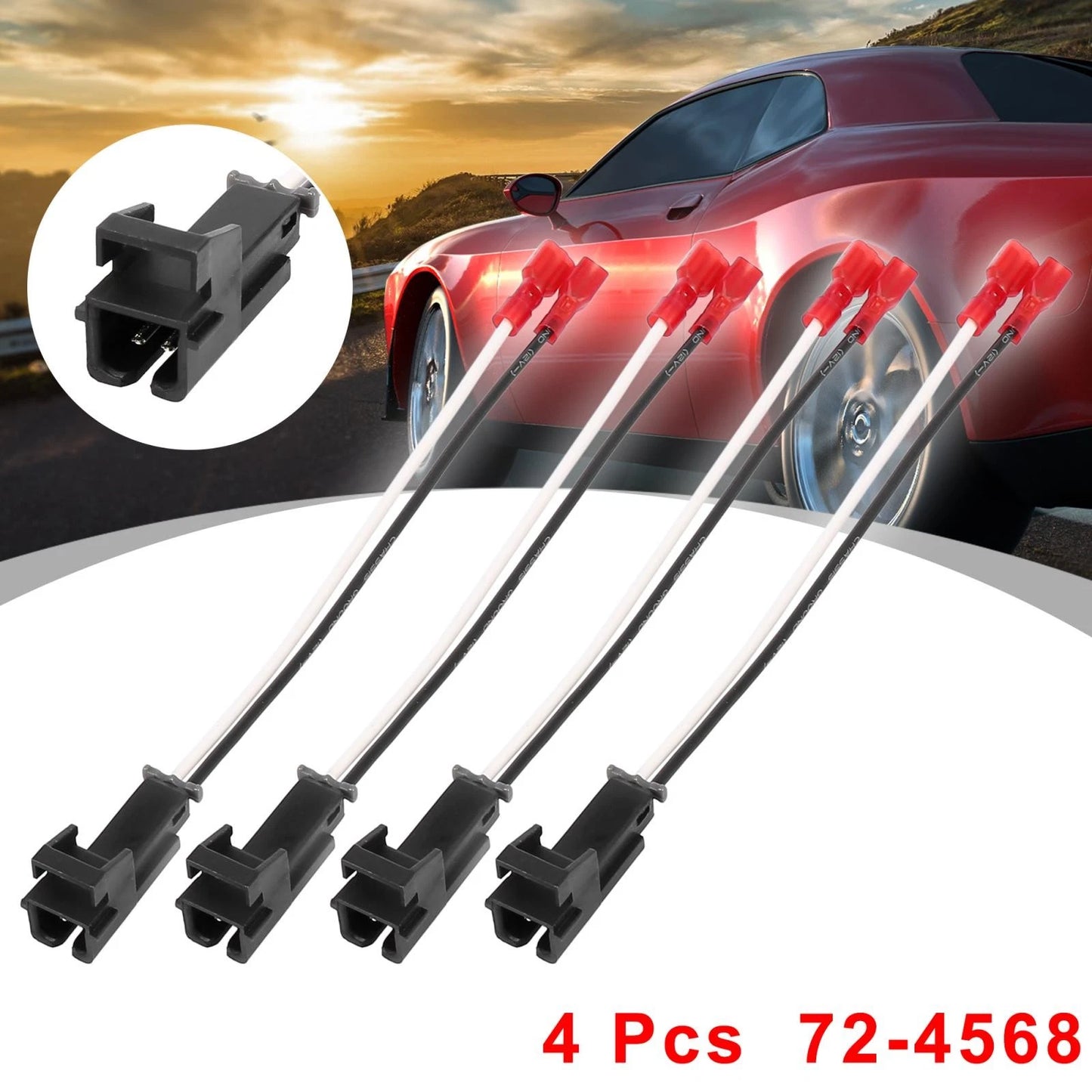 4pcs Car Speaker Connector Harness Adapter for Buick Terraza (2006–2006)