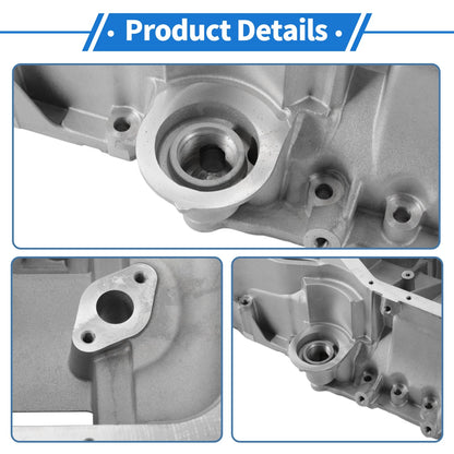 Engine Oil Pan for Toyota Yaris 2006-2019 Aluminum Silver Tone 1 x Piece