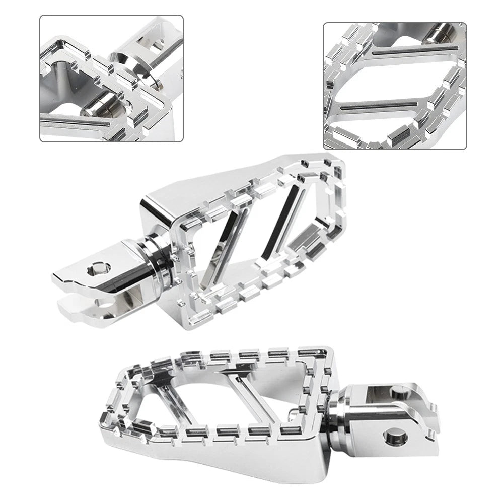 CNC Front Foot Pegs for Harley Softail Fat Boy Low Rider (2018-2023)
